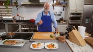 Broiled Salmon with Blue Cheese and Lemon  Seafood Without the Catch  Helpful Smiles TV [upl. by Noremmac539]