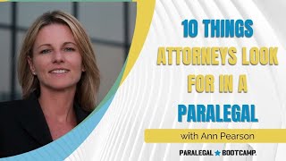 10 Paralegal Skills That Will Get You Noticed By Your Attorney [upl. by Miltie]