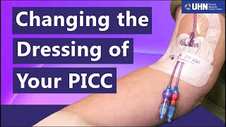 How to Change the Dressing of Your Peripherally Inserted Central Catheter PICC [upl. by Heriberto]