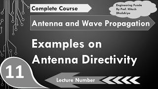 Example of Antenna Directivity  Antenna Parameter  Antenna amp Wave Propagation  Engineering Funda [upl. by Denby]