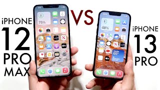 iPhone 13 Pro Vs iPhone 12 Pro Max Comparison Review [upl. by Alacim862]