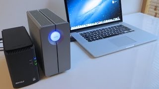 6TB RAID Drives Thunderbolt vs USB 30 Speed Test  Lacie vs Buffalo [upl. by Amaryllis422]