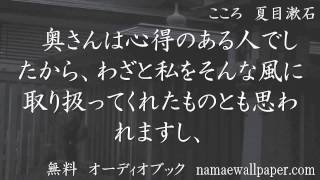 無料 オーディオブック こころ 夏目漱石 1015 [upl. by Biddle]