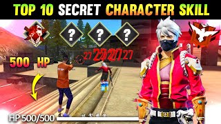 Secret 500 Unlimited HP Character Combination 😱  Best Character Combination  Free Fire [upl. by Tlihcox]