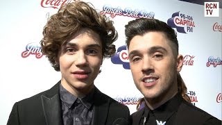 Capital Jingle Bell Ball 2013 Interviews [upl. by Karb]