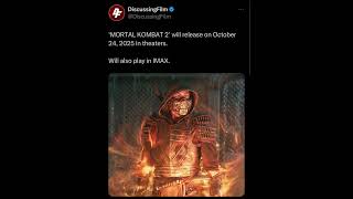 MORTAL KOMBAT SEQUEL IS COMING mortalkombat gaming movie [upl. by Mac]