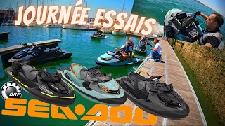 Essais SeeDoo 170 Explorer wake Pro 230 RXT X 300 RS [upl. by Agnew]