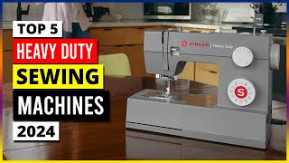 Top 5  Best Singer Heavy Duty Sewing Machines Review in2024 [upl. by Phyllida627]