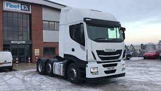 IVECO STRALIS 460 EURO 6 HIWAY 6X2 TRACTOR UNIT 2017  YH67 HYU [upl. by Stich]