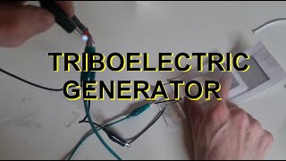 Diy Triboelectric generator [upl. by Iorgo723]