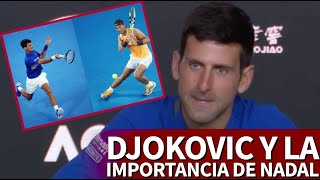 Emociona escuchar a Djokovic hablar sobre lo importante que ha sido Nadal en su carrera  Diario AS [upl. by Klehm]