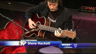 Steve Hackett  WGN Chicago News quotHorizonsquot and quotBlack Lightquot 2013 [upl. by Ydnahs]