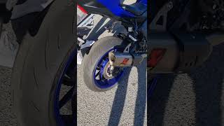 Yamaha R7 Akrapovic exhaust with db killer [upl. by Lemor756]