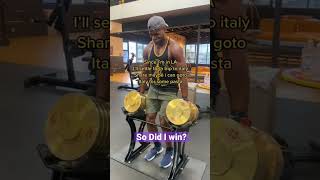 I completed the Golds Gym 330 pound gold dumbbell challenge shorts [upl. by Aihpled]