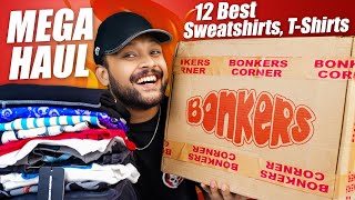 12 Best Bonkers Corner Sweatshirts amp TShirts for Men 🔥 Myntra Winter Haul Review 2024  ONE CHANCE [upl. by Acireed902]