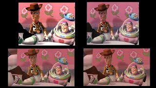 Toy Story VHS vs VCD vs DVD vs BluRay [upl. by Jahn]