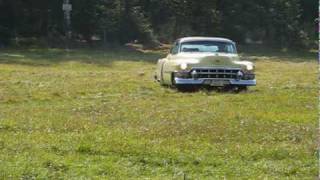 1953 Cadillac Coupe de Ville  camping in nature [upl. by Tserof]