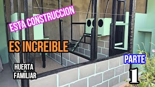 Hermosa CONSTRUCCIÓN en al huerta super GALLINERO con muchas ventajas paso a paso TUTORIAL [upl. by Auqinahc]