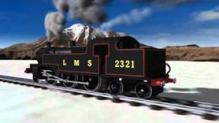 LMS 2321 Steam locomotive Animations [upl. by Allimrac]