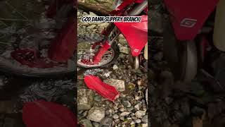 Mcnutt Strikes Back enduro dirtbiking fail [upl. by Haelahk]