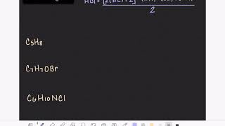 24 Calculating and interpreting HDI hydrogen deficiency index [upl. by Ezitram492]