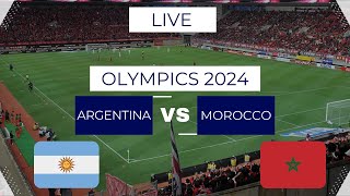 Argentina vs Morocco  Live Stream  Olympics 2024 [upl. by Sira]