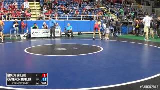 120 Champ Round 1  Cameron Butler Maryland vs Brady Wilsie Illinois [upl. by Aurore735]