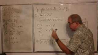 Algebra Intermedia  Lección 3  A simplificación de radicales radicales compuestos [upl. by Ffej]