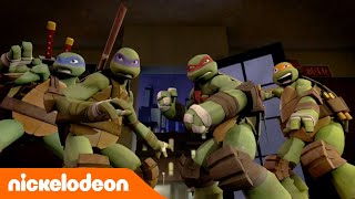 Les Tortues Ninja  Donner une leçon aux Dragons Pourpres  Nickelodeon France [upl. by Akirrehs575]