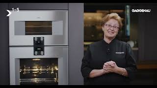 Gaggenau US  Combimicrowave Oven  3 Broiling Combination Broiling Cleaning [upl. by Relyuc]