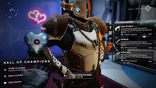 Destiny 2 Into the Light Get to Warlock Chest Hall of Champions Get Parade Bond [upl. by Maurreen324]