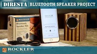 DiResta  Bluetooth Speaker Box Project [upl. by Ahsetel]