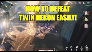 How to Defeat Red Boss  Twin Heron Without any Player Skill  Wuthering Waves [upl. by Marigold]