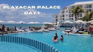 PALACE RESORTS  Playacar Palace 2021  DAY 1 [upl. by Novat]