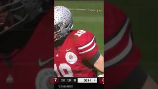 🌹Rose Bowl Ohio St gets crucial 3 and long to set up TD pass to Smith to trail SC 1714 late 2n [upl. by Zenobia239]