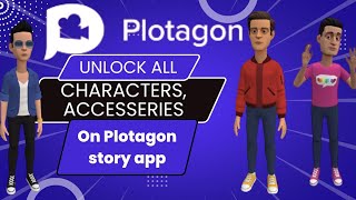 How to Unlock all characters accesseries all scenes  plotagon story fully unlocked [upl. by Aneert223]