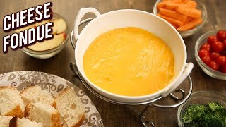 2 Ingredient Cheese Fondue Recipe  Quick amp Easy Party Dip  Dip Recipe For Chips  Bhumika [upl. by Lleddaw]