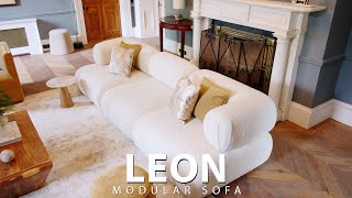 Leon Boucle Modular Sofa [upl. by Kacerek587]