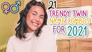 21 Unique amp Edgy TWIN BABY NAMES 2021  Trendy Twin Names For Girls Boys amp Unisex Names [upl. by Ilah]