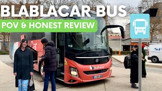 Travel Europe Cheap BlaBlaCar Bus Review [upl. by Hultgren537]