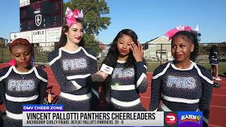 DMV Cheer Zone Interviews Pallotti Panthers Cheerleaders [upl. by Rodney794]