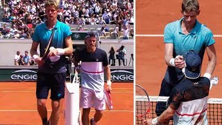 Can Tennis Shortest Player Beat the Tallest  Crazy Matchup [upl. by Odlavso]