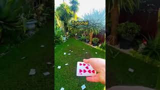 Ninja Card Throwing TUTORIAL🤯 [upl. by Kcirded]