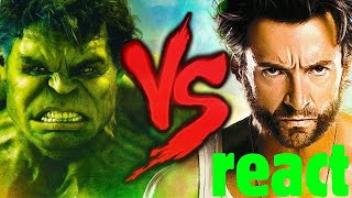 ijiranaide Nagatoro e uzakichan react Duelo de titã Hulk vs Wolverine 7mz  as [upl. by Ilahtan219]