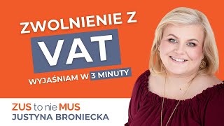 VAT – zwolnienie podmiotowe i przedmiotowe – co to oznacza [upl. by Earley142]