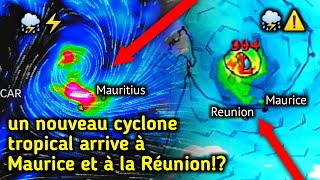 cyclone tropical arrive à Maurice et à la Réunionmétéo du 27 février [upl. by Slaohcin]