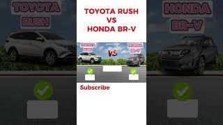 All New Toyota Rush Vs Honda Brv 2024  Choose one is better  shorts viral [upl. by Phillips]