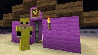 Minecraft  Fun with Dispensers [upl. by Bonucci]