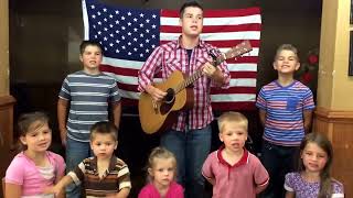 quotAmerica the Beautifulquot Lawson Bates amp The Bates Family Kids  Memorial Day 2015 [upl. by Nuriel]