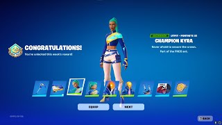 How I Won The Champion Kyra FNCS Cup Skin 🏆 [upl. by Teyugn]